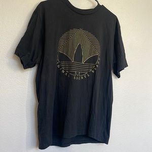 Black and Gold Adidas T-Shirt